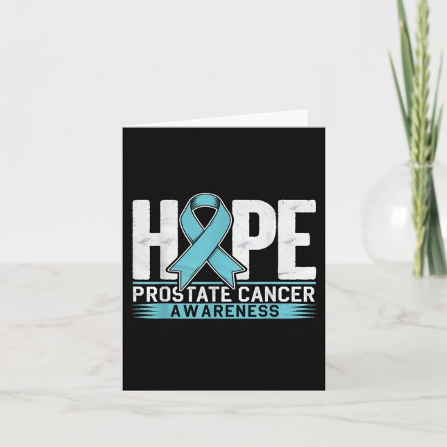 Carte Mois de sensibilisation à la prostate Hope Cancer  (Devant)