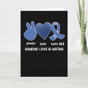 Carte Mois de sensibilisation à la SLA Sclérose latérale