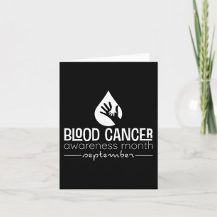 Carte mois de sensibilisation au cancer du sang observé