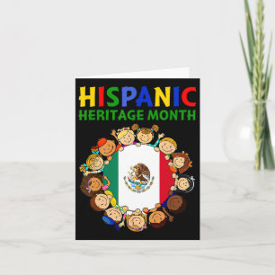 Carte Mois du patrimoine hispanique Mexique Enfants Garç