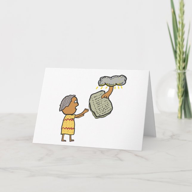 Carte Moïse et les dix commandements (Devant)