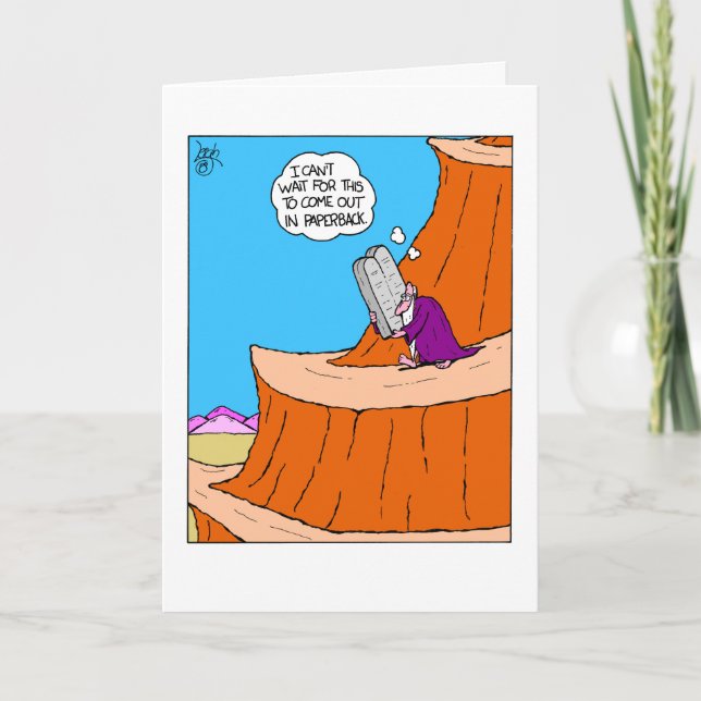 Carte Moïse livre de poche Dix Commandements (Devant)