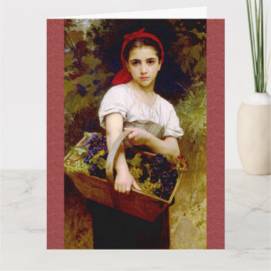 Carte Moissonneuse de raisins Anniversaire