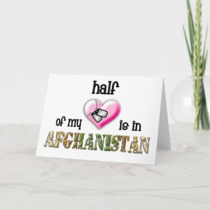 Carte moitié de mon coeur… Afghanistan 2