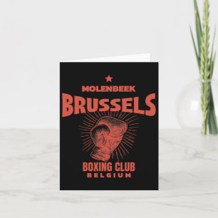 Carte Molenbeek Brussels Boxing Club Belgique - Boxe 2
