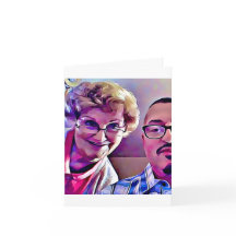 Mom and me Mother's Day 2017 ages 84 and 64 card