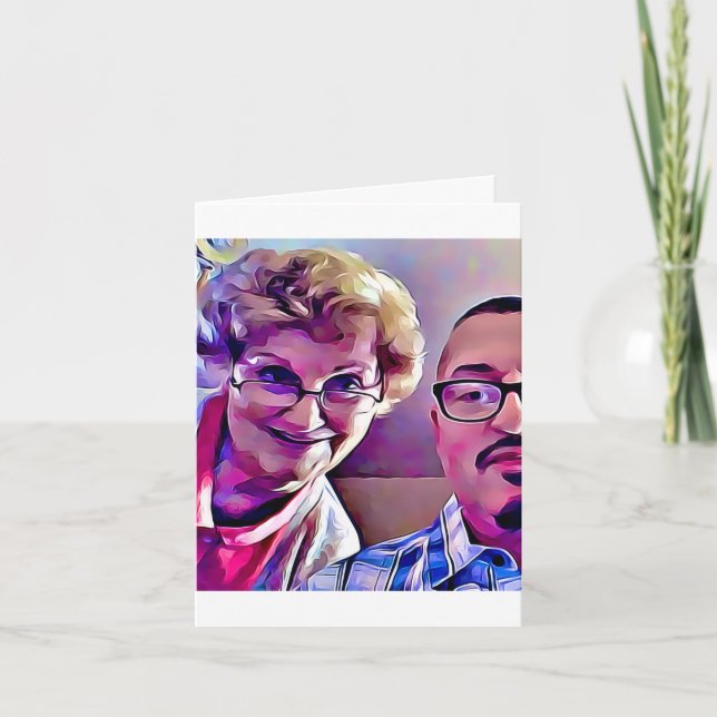 Carte Mom and me Mother's Day 2017 ages 84 and 64 card   (Devant)