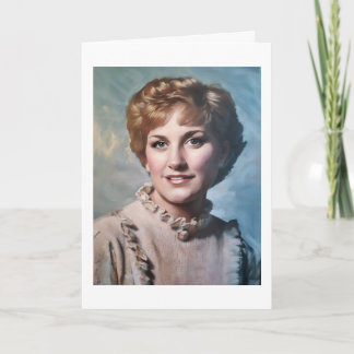 Carte Mom as Computer Impasto Oil Painting