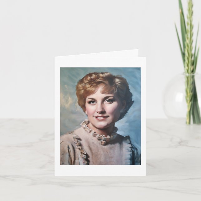 Carte Mom as Computer Impasto Oil Painting  (Devant)