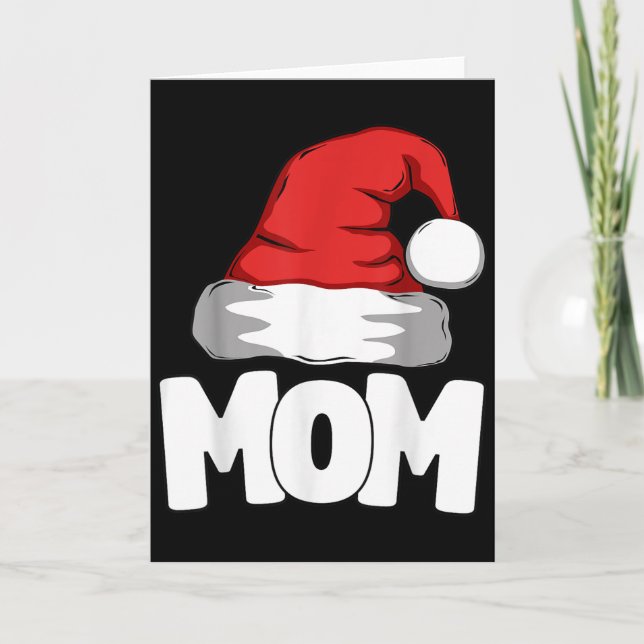 Carte Mom Christmas Santa Matching Family  (Devant)