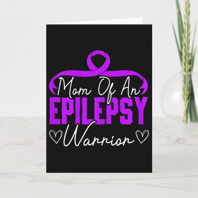 Carte Mom Of An Epilepsy Warrior Epilepsy Support Disabi (Devant)