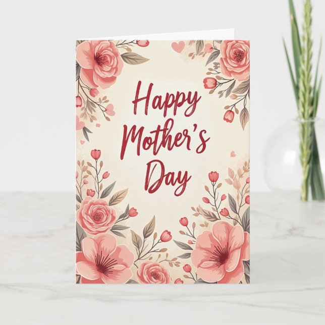 Carte Mom, You Mean the World Mother's Day Card (Devant)