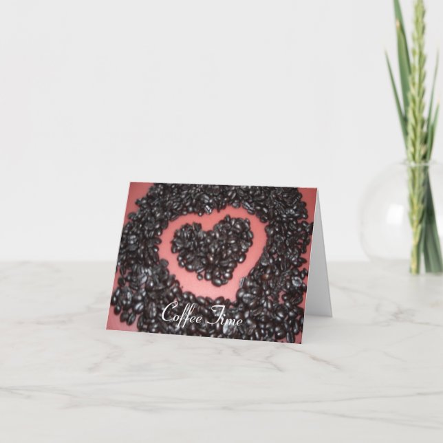 Carte Moment pour le café (Devant)