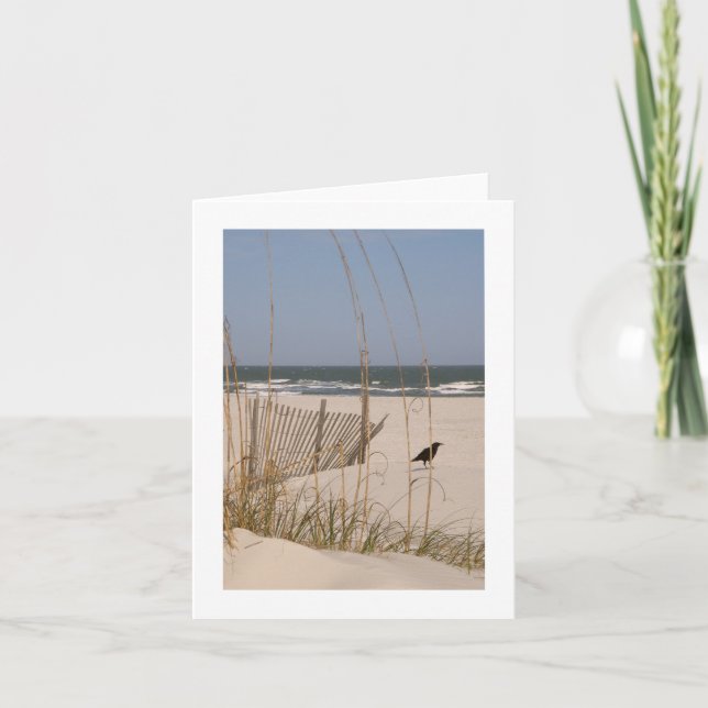 Carte Moment tranquille sur une plage de Hilton Head (Devant)