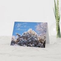 Moments d'hiver Arbres Neige couvert