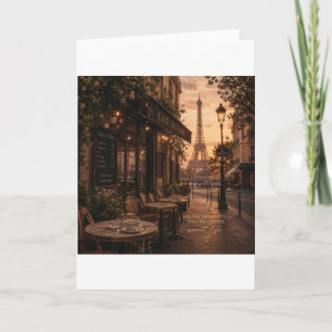Carte Moments lents. Café fort. Douce vie. Vintage