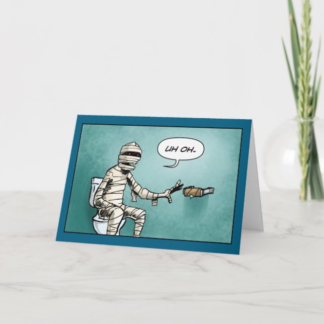 Carte Momie de Monstre Drôle (Devant)