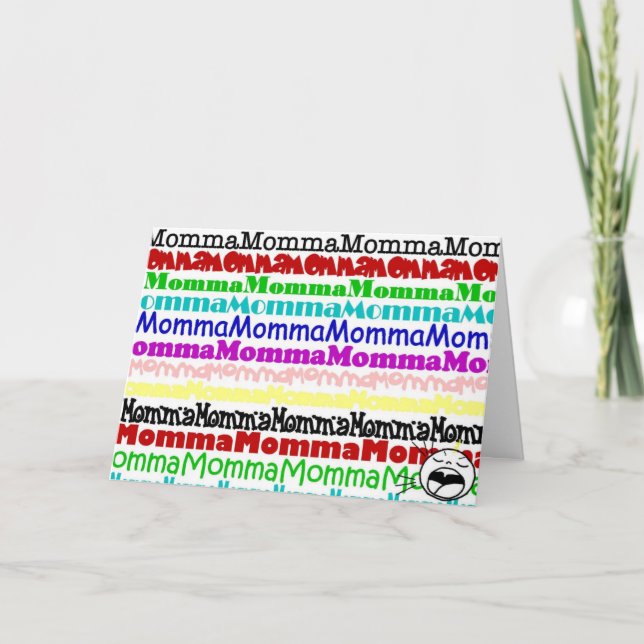 Carte MommaMommaMaman (Devant)