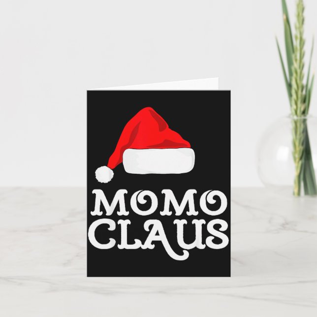 Carte Momo Claus Christmas Santa's Hat Pajama Family Xma (Devant)