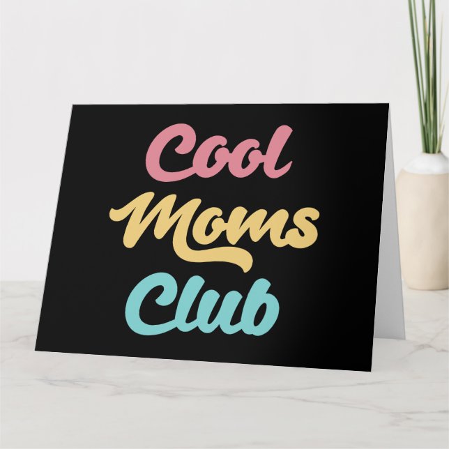Carte Moms Club II cool (Devant)