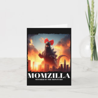 Carte Momzilla mère de monstres rétro vintage maman