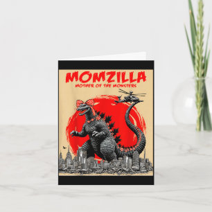 Carte Momzilla mère de monstres rétro vintage maman