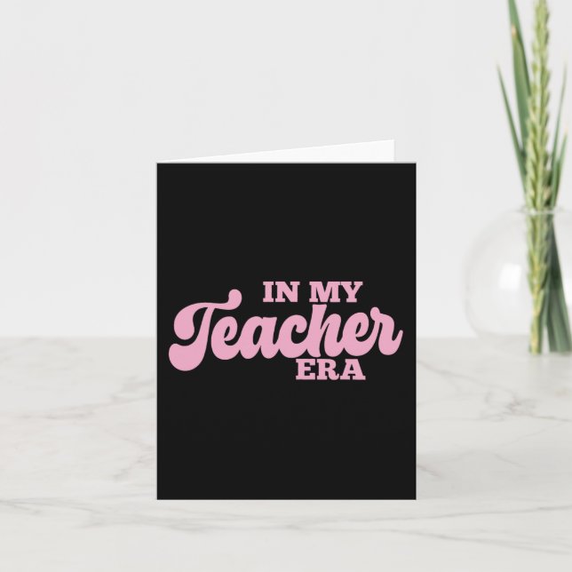 Carte Mon âge de test Funny State Testing Day Teacher Te (Devant)