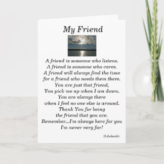 Carte Mon ami