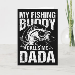 Carte Mon Ami de Pêche M'appelle Papa Fête des Pères Pêc
