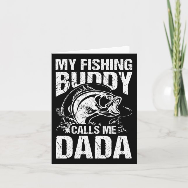 Carte Mon Ami de Pêche M'appelle Papa Pêcheur de la Fête (Devant)