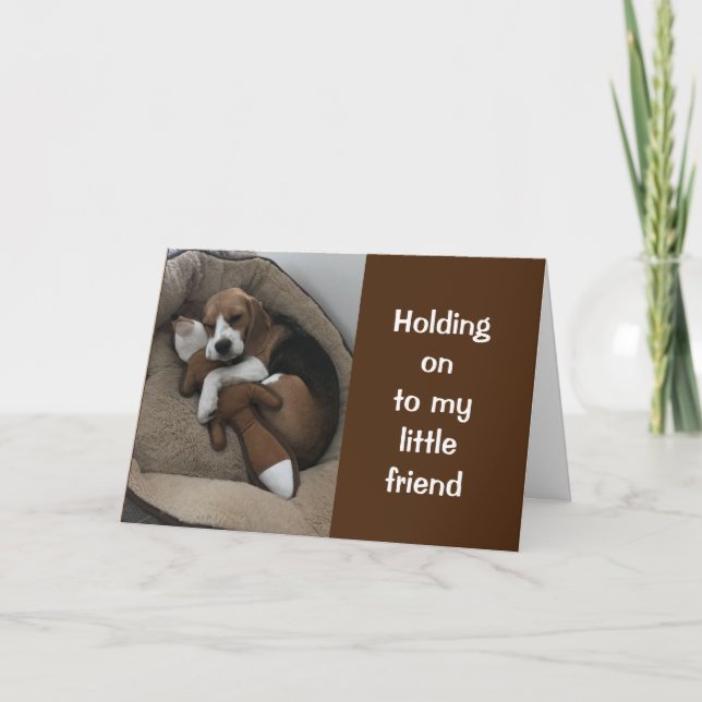 CARTE **MON AMI ME MANQUE** (Devant)