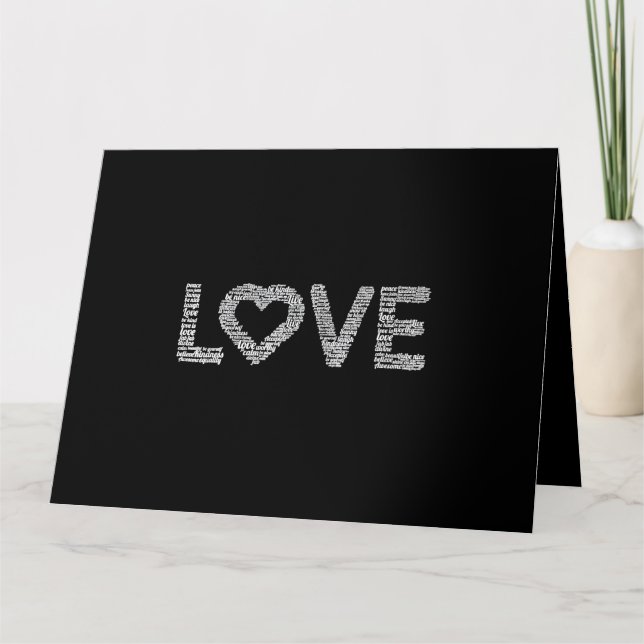 Carte Mon amour (Devant)