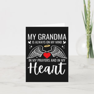 Carte Mon ange gardien de grand-mère Ciel Mémorial Amour
