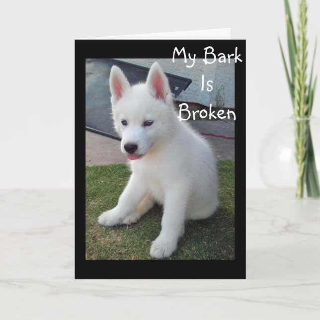 CARTE MON BARK A TRAVERSÉ EN DISANT QUE "VOUS" ME MANQUE (Devant)