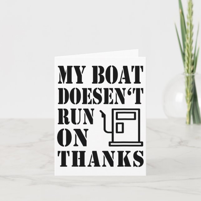 Carte Mon bateau ne fonctionne pas grâce à Boating Sayin (Devant)