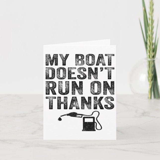 Carte Mon bateau ne fonctionne pas grâce aux cadeaux de  (Devant)