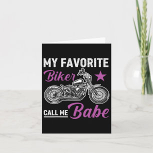 Carte Mon biker préféré m'appelle Bybe