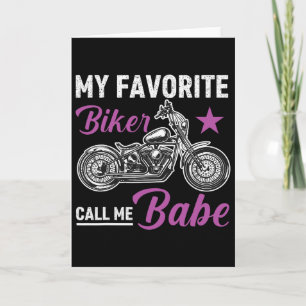 Carte Mon biker préféré m'appelle Bybe