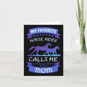 Carte Mon cavalier Préféré M'Appelle Maman Moteur De Dre