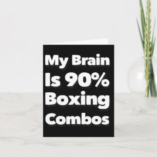 Carte Mon Cerveau Est 90% Boxer Combos Boxer Boxers Love