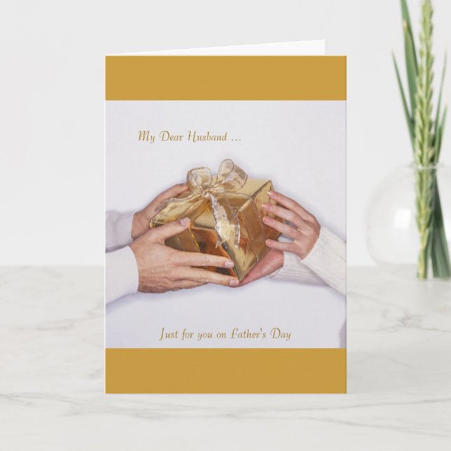Carte Mon cher mari…, juste pour vous la fête des pères (Devant)