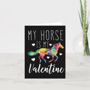 Carte Mon cheval est mon amant de l'équitation de la Sai