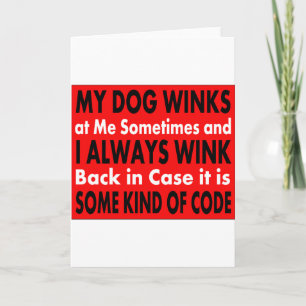 Carte Mon Chien Me Goutte Parfois