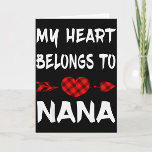 Carte Mon cœur appartient à une super maman de Noël pour