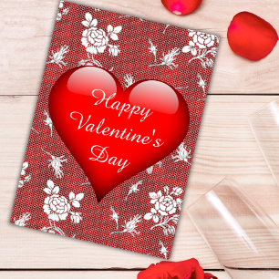 Carte Mon coeur bat pour toi Valentine