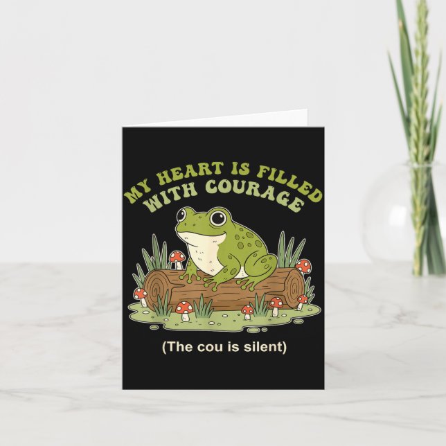 Carte Mon cœur courage grammaire nerds écrivains  (Devant)