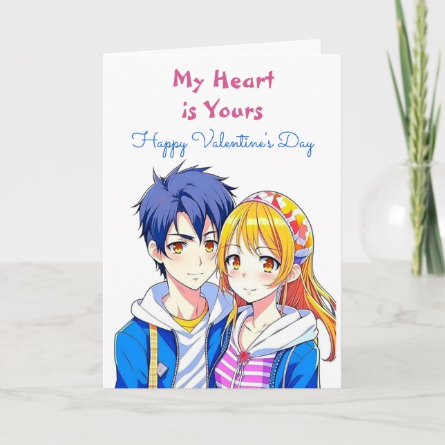 Carte Mon cœur est à vous | Joyuse Saint-Valentin (Devant)