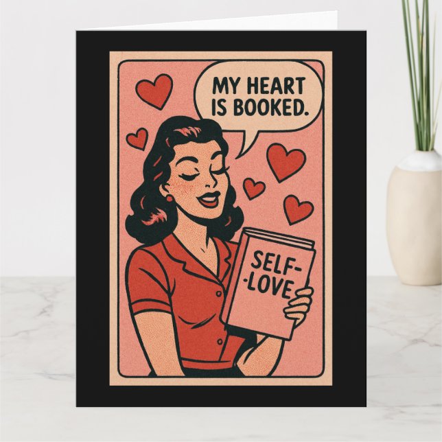 Carte Mon cœur est pris : Saint-Valentin de l'amour de s (Devant)