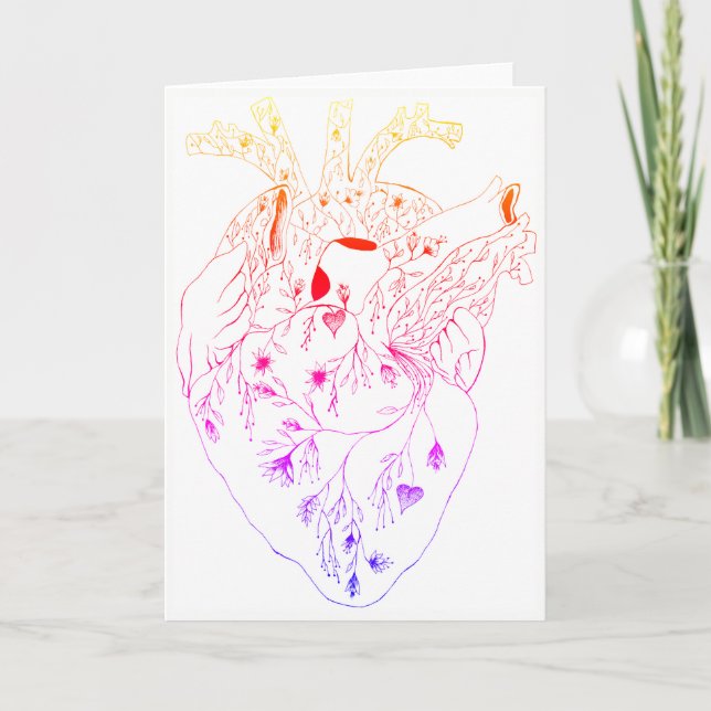 Carte Mon cœur grandit (Devant)