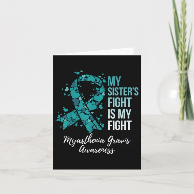 Carte Mon combat contre Myasthenia Gravis (Devant)